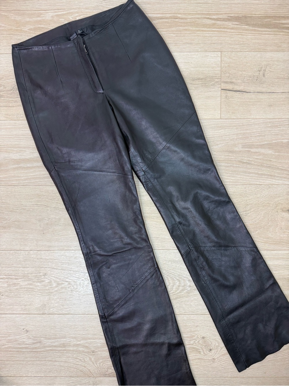 Wilson’s Leather Pelle Studio Black Flare Leather Pants
